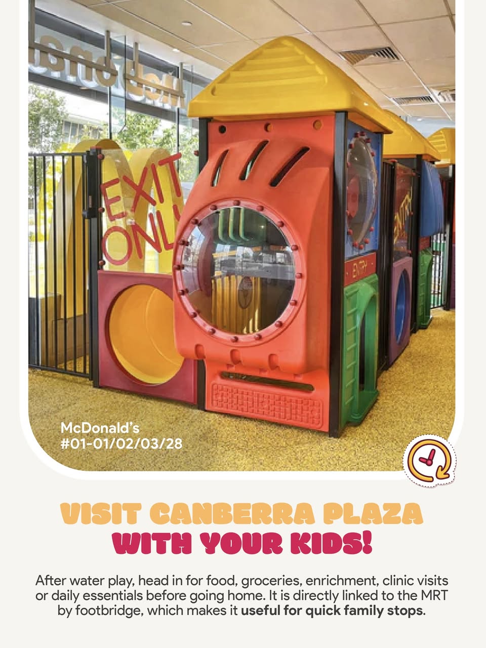 McDonald's at Canberra Plaza promoted for family visits