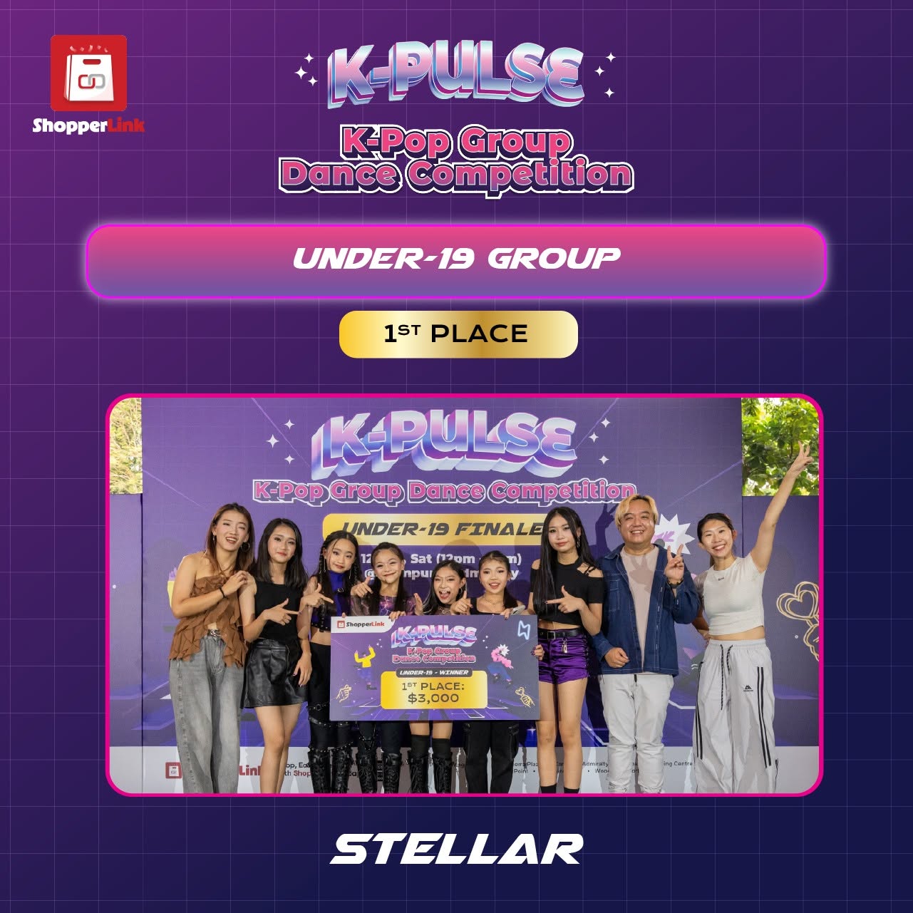 STELLAR wins Under-19 K-Pop Group Dance Competition with $3,000 prize