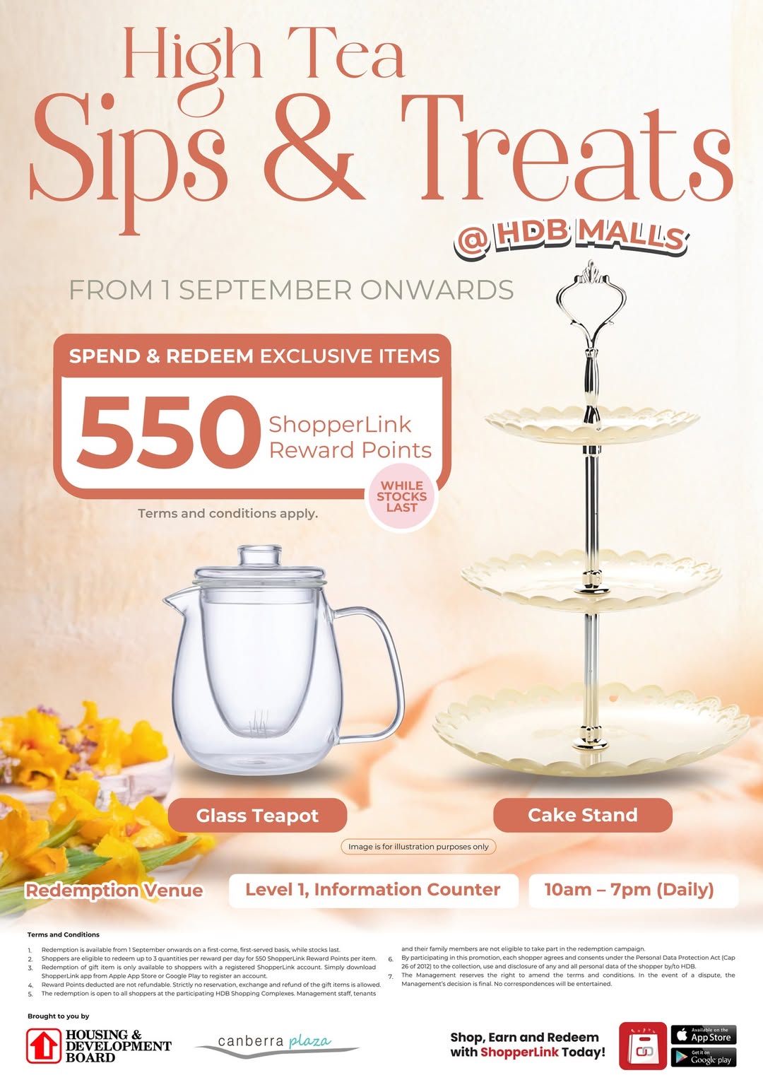 Elegant Cake Stand Available for ShopperLink Point Redemption