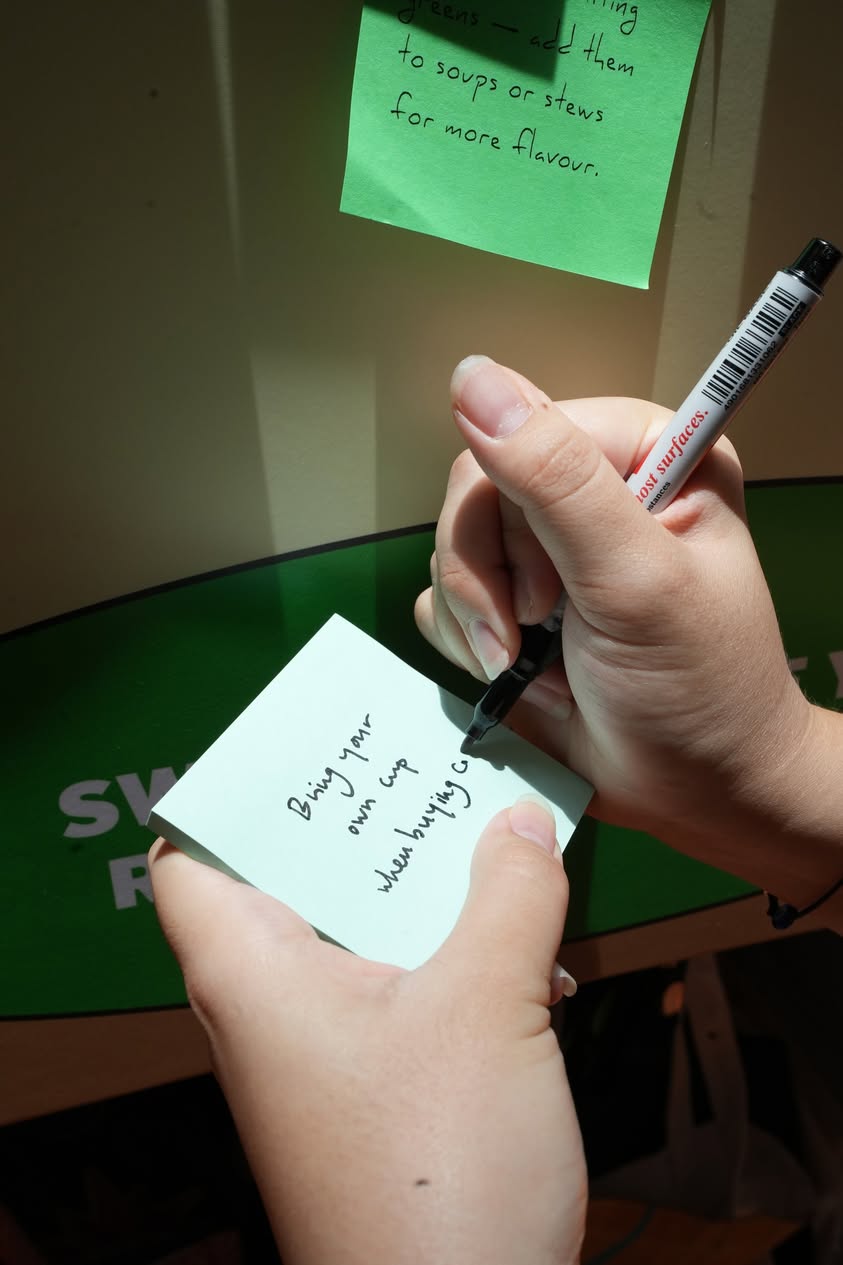 Interactive session at Waste Less Supermart