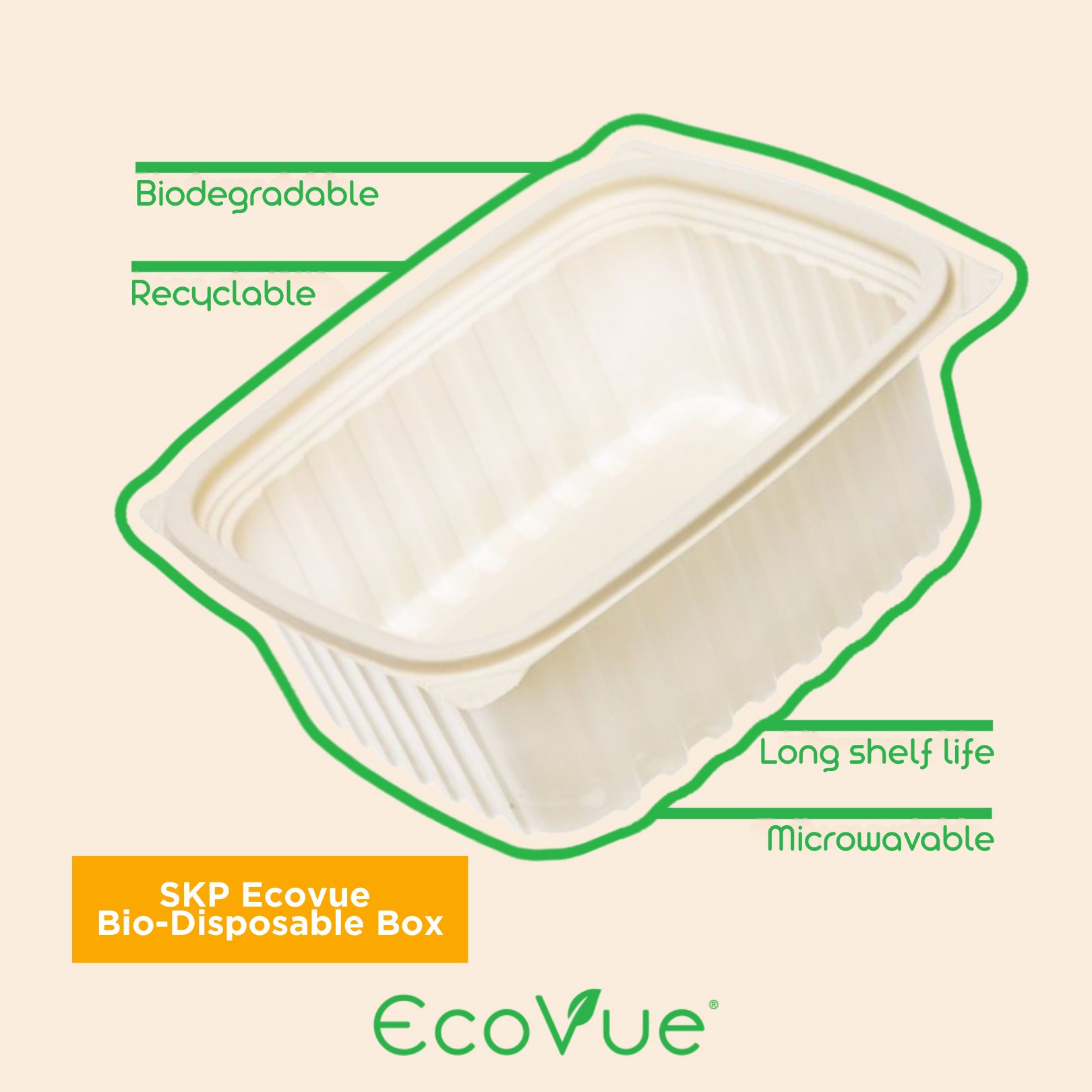Kraft trays for food packaging