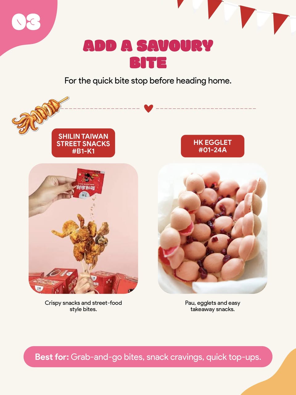 Shihlin Taiwan Street Snacks and HK Egglet at Canberra Plaza