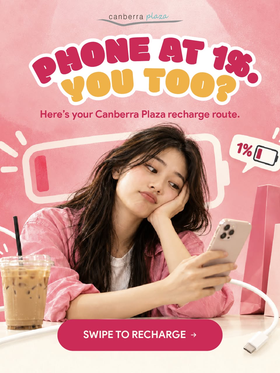 Canberra Plaza recharge route promotion