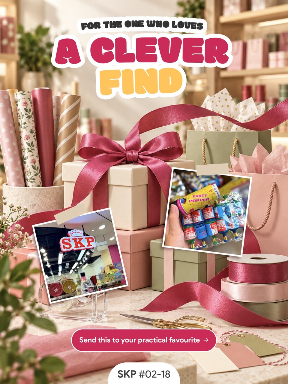 SKP gift wrapping supplies