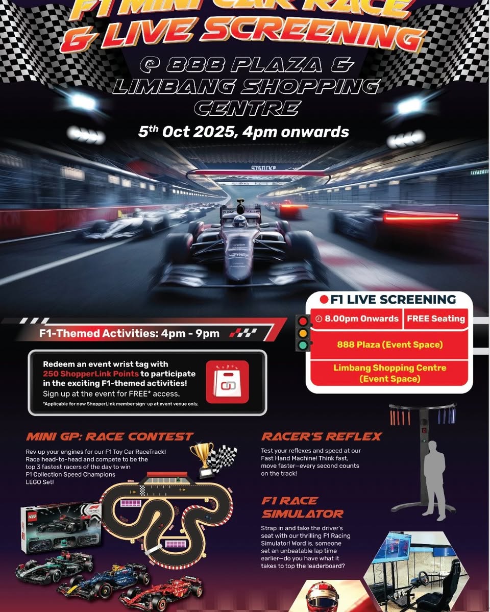 Miniature F1 cars on a race track