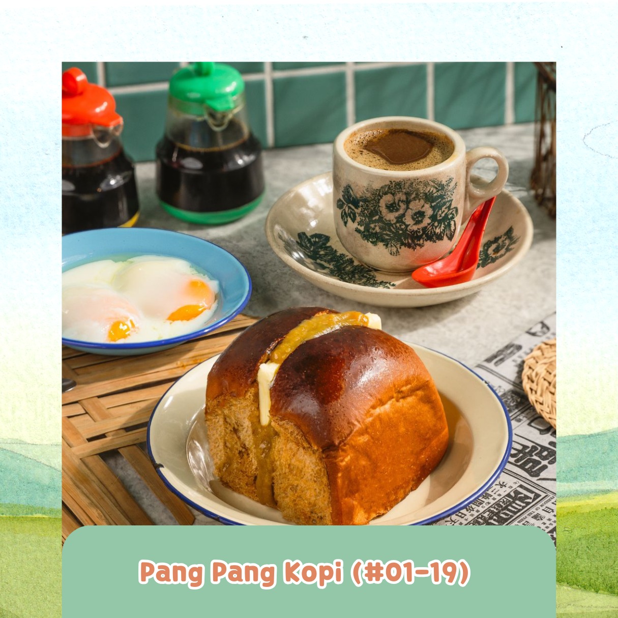 A comforting cup of coffee or traditional brew from Pang Pang Kopi SG.
