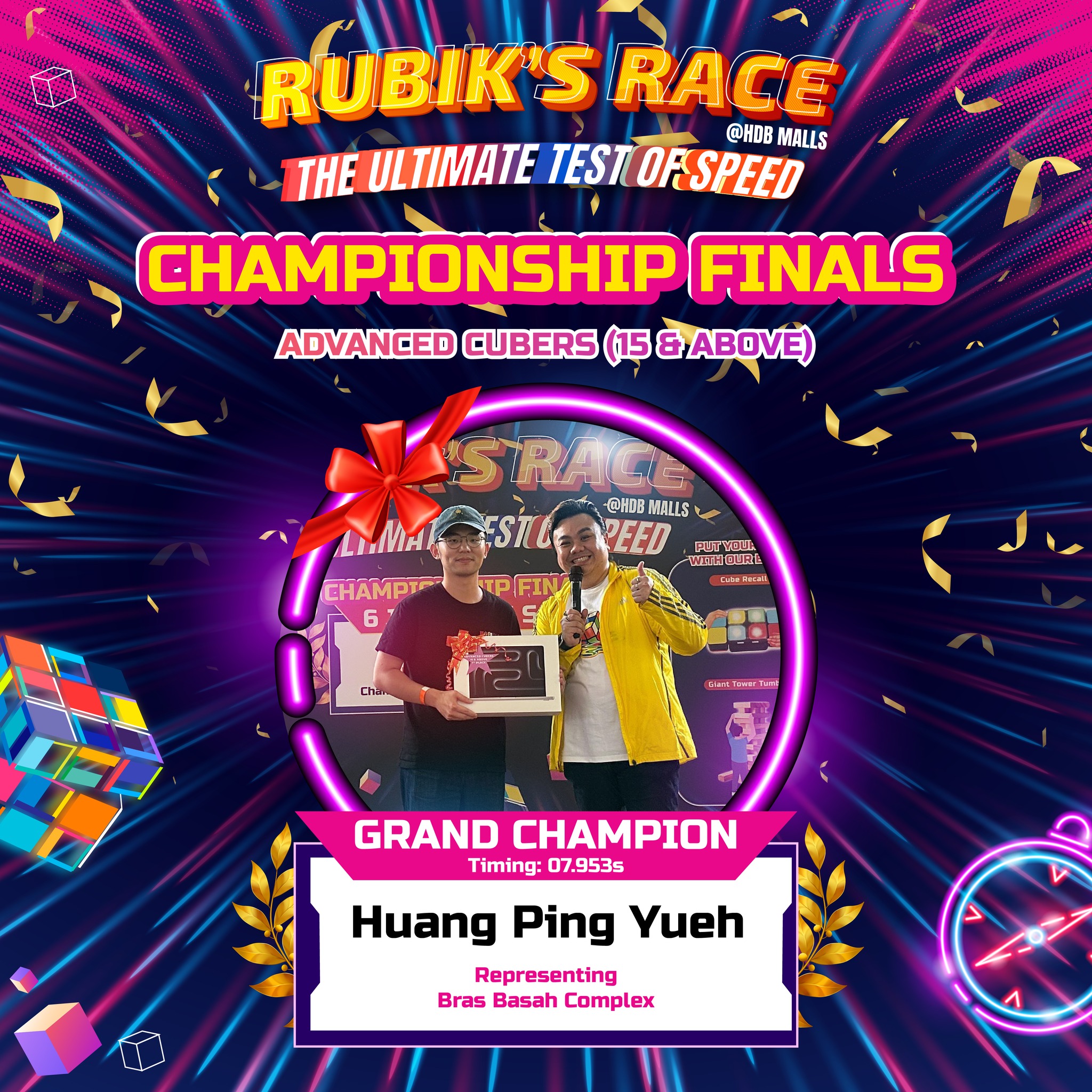 Thrilling moments from the Rubik's Race Finale