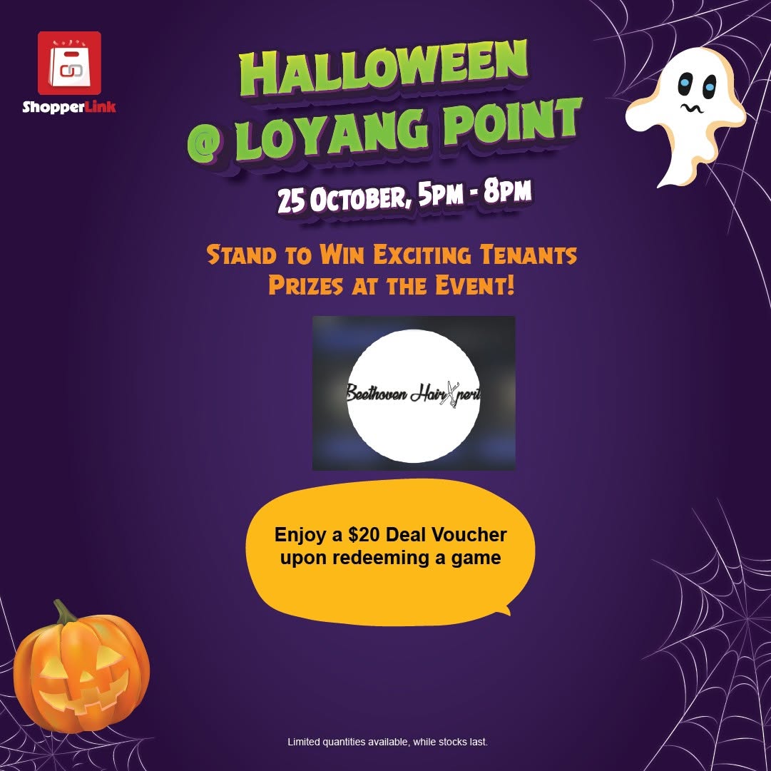Beethoven Hair Art $20 deal voucher at Loyang Point
