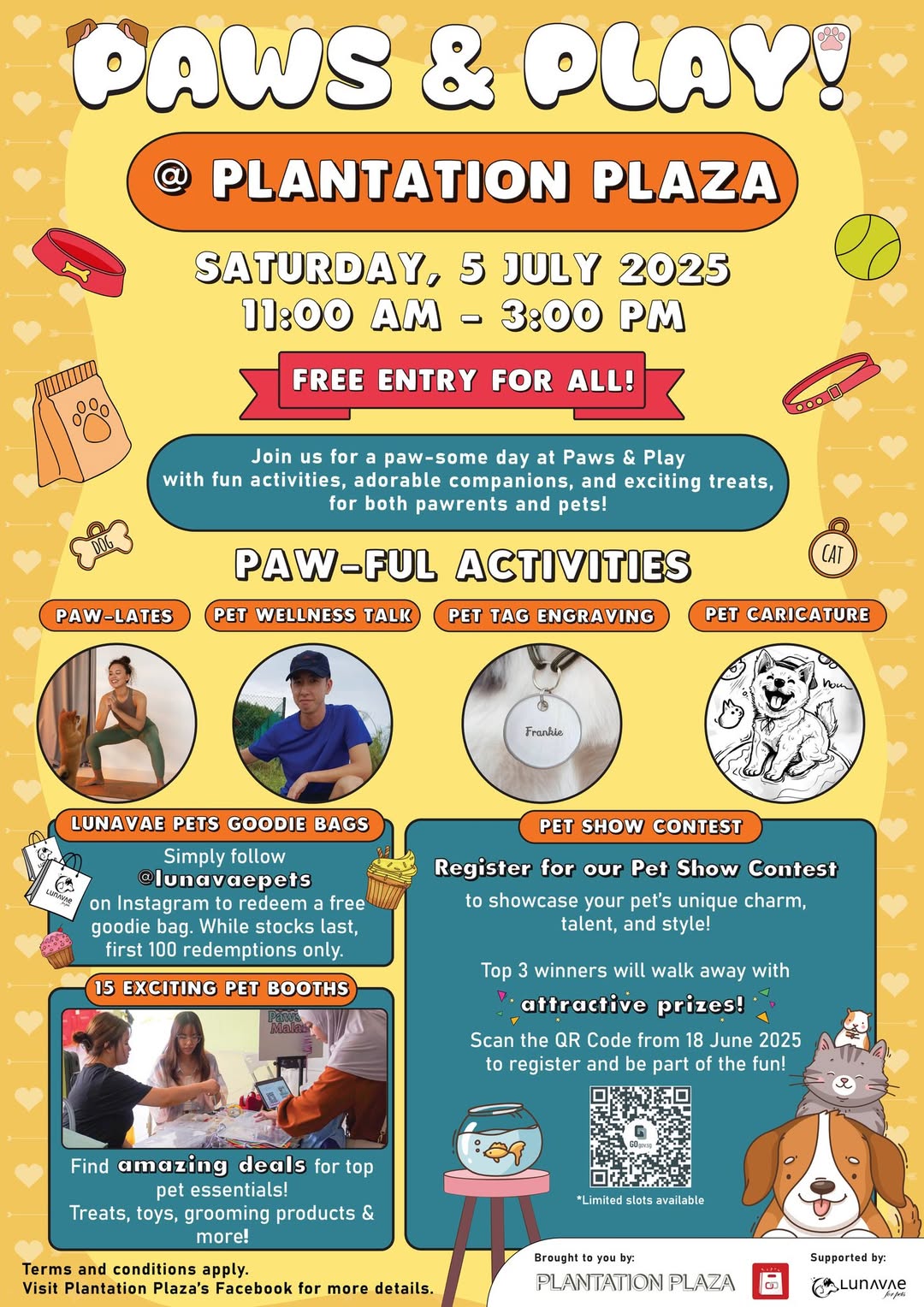 Paws & Play: Free Pet Fun Day at Plantation Plaza!