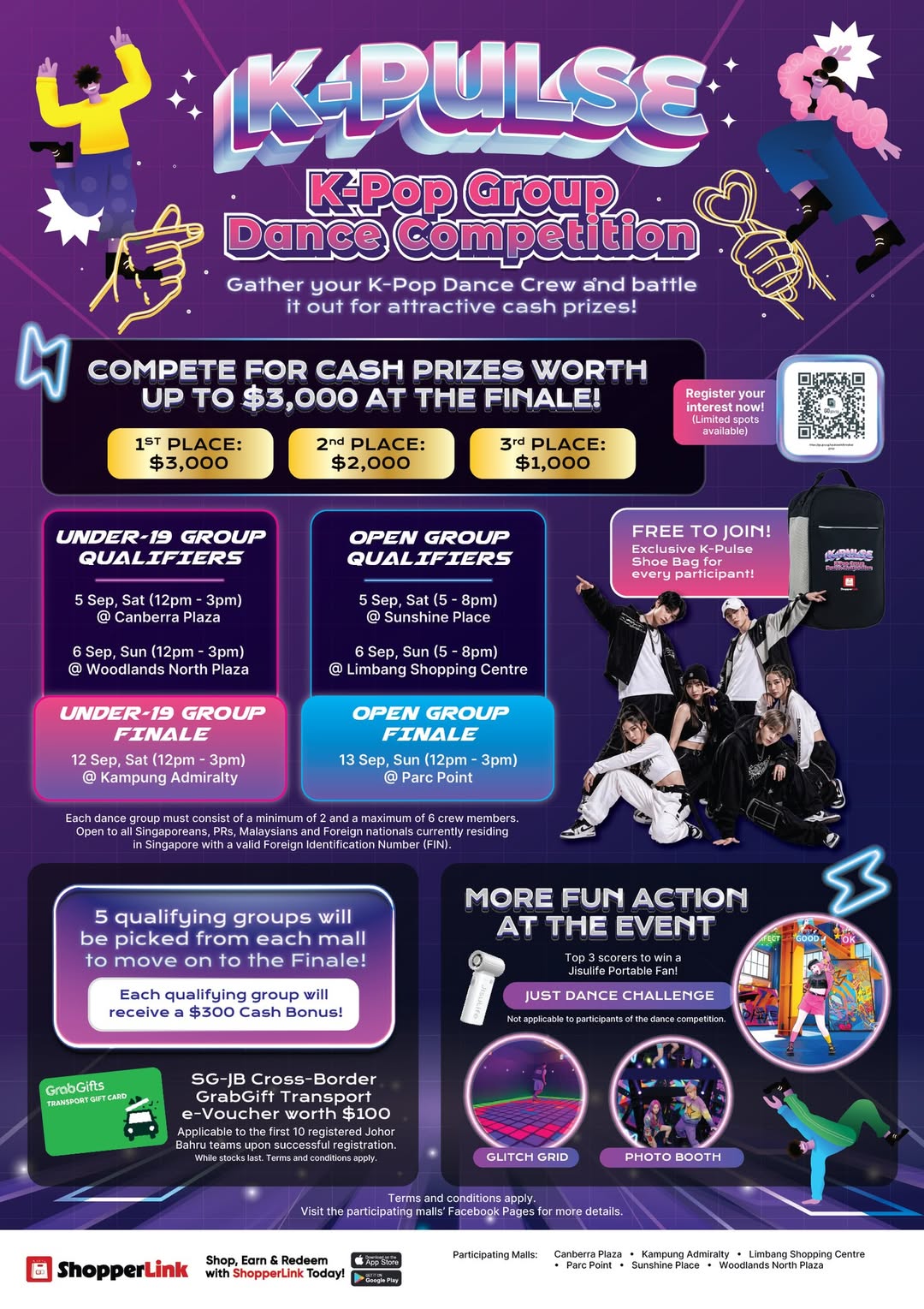 K-PULSE K-Pop Dance Competition at Canberra Plaza with $3,000 Cash Prize