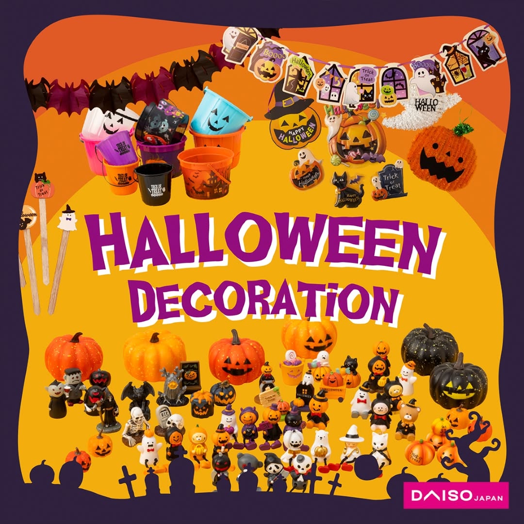 Daiso Halloween Decor at Canberra Plaza from $2.18