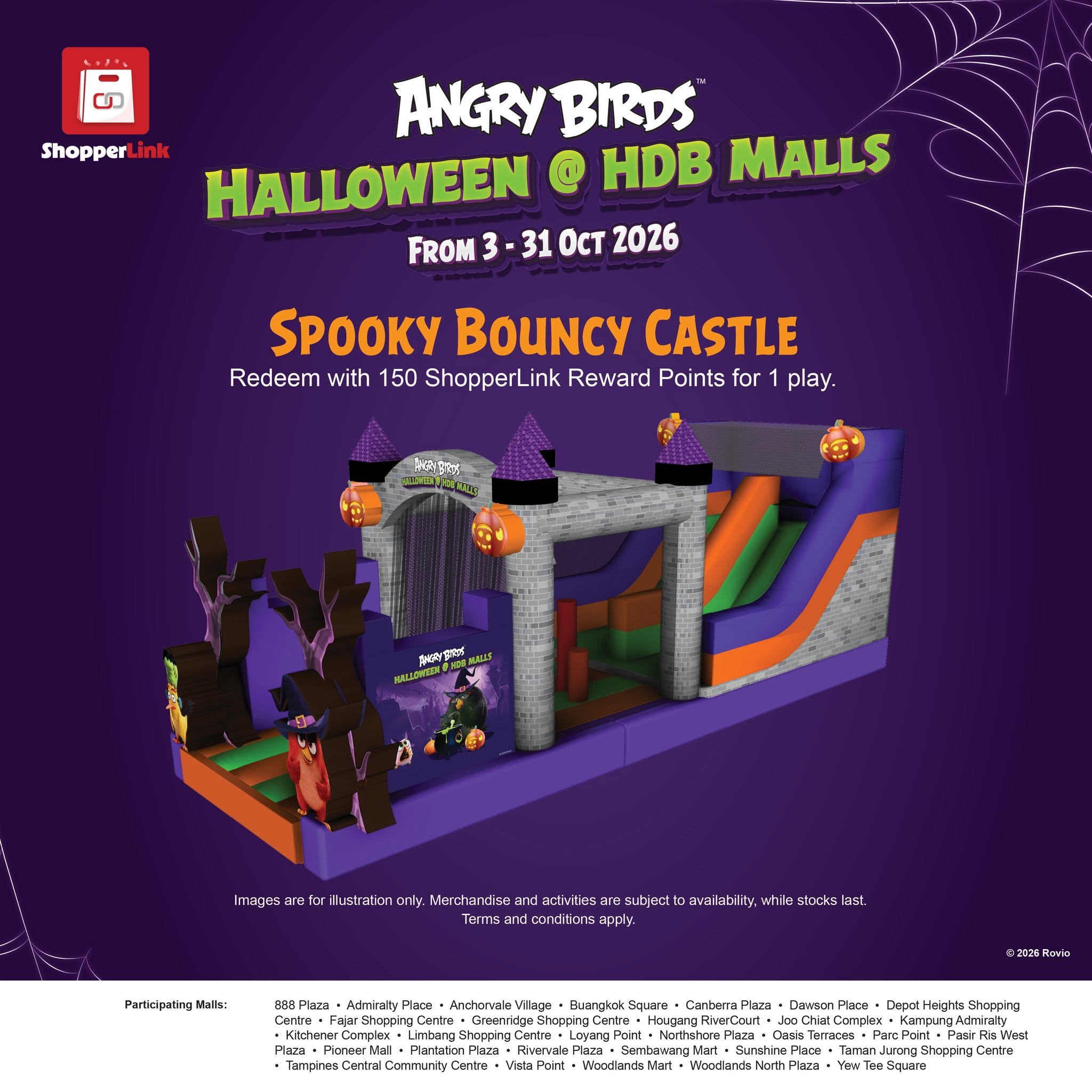 Spooky Bouncy Castle at Angry Birds Halloween