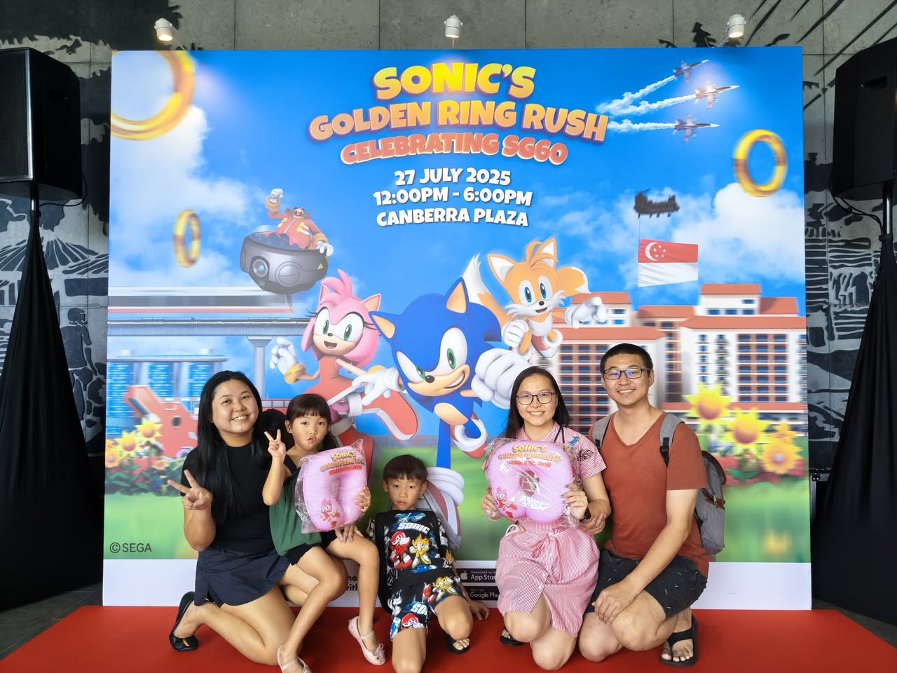 Memorable moments captured at Sonic's Golden Ring Rush