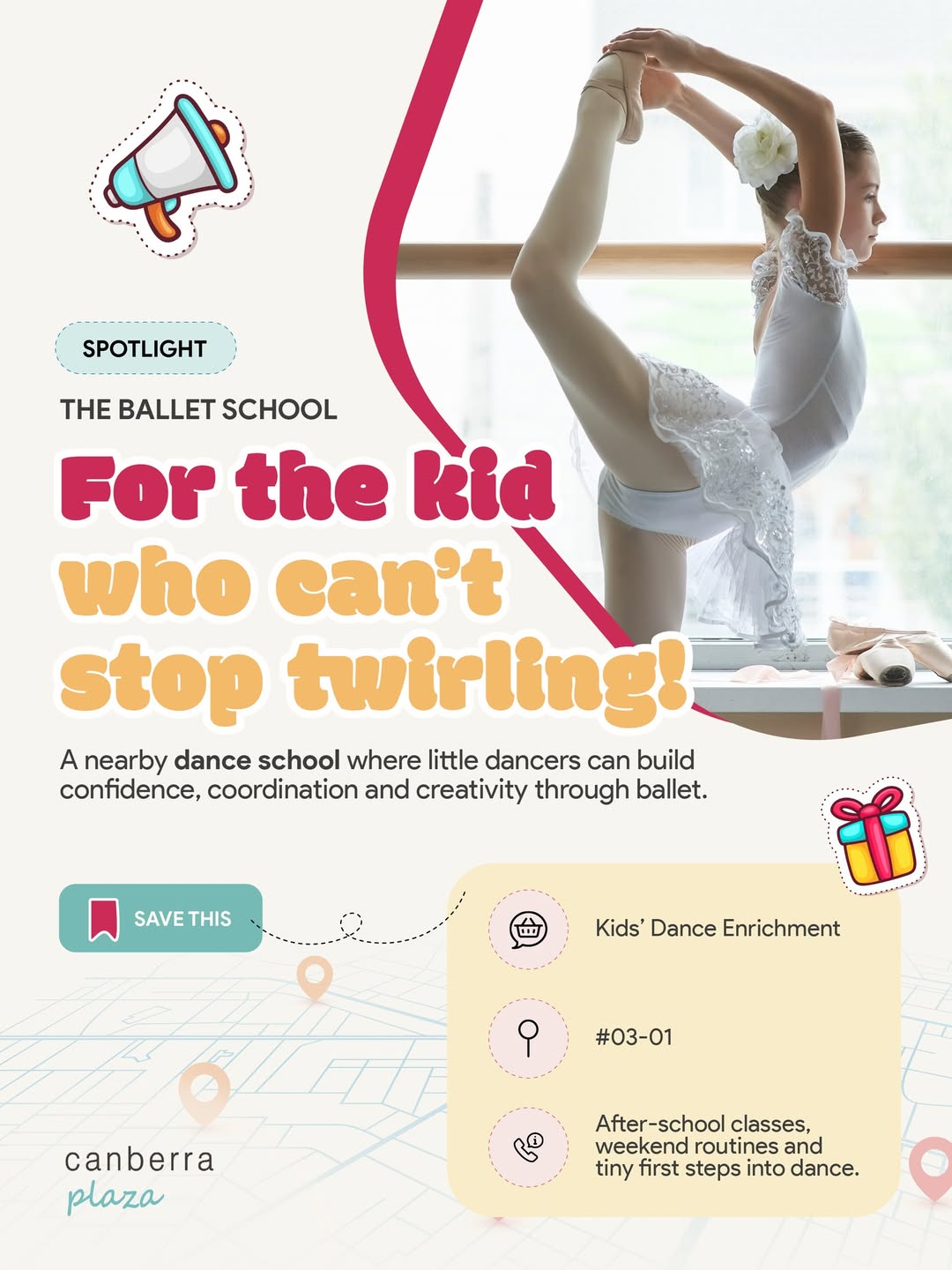 The Ballet School at Canberra Plaza Offers Kids Dance Enrichment Classes