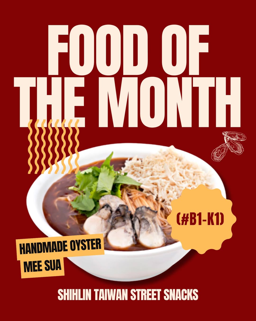 Savor Handmade Oyster Mee Sua: Shihlin's Food of the Month