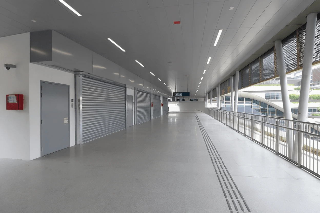 Canberra MRT Station NS12 link bridge direct connection to Canberra Plaza Level 2 Singapore North South Line