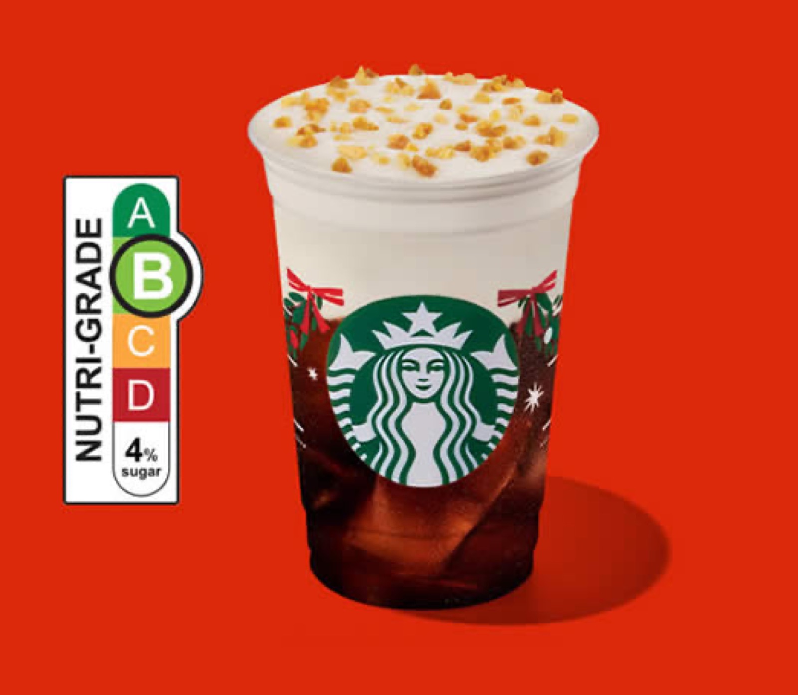 Toffee Nut Cold Foam Iced Americano, Starbucks Singapore Christmas 2026