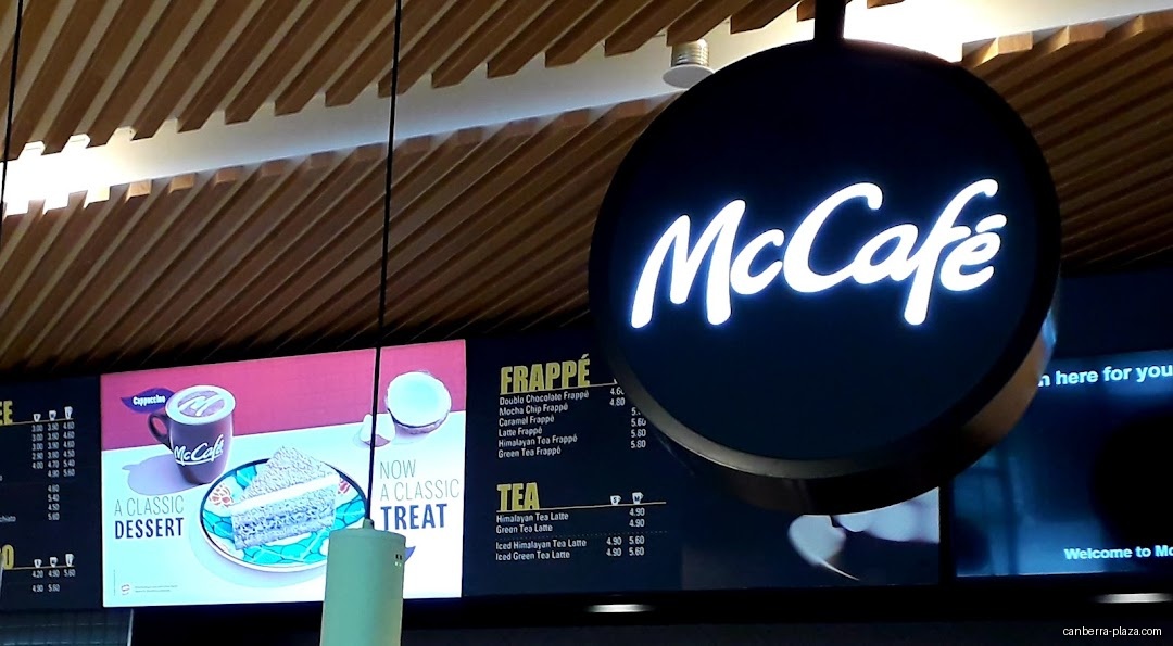 McDonald's Canberra Plaza - Menu