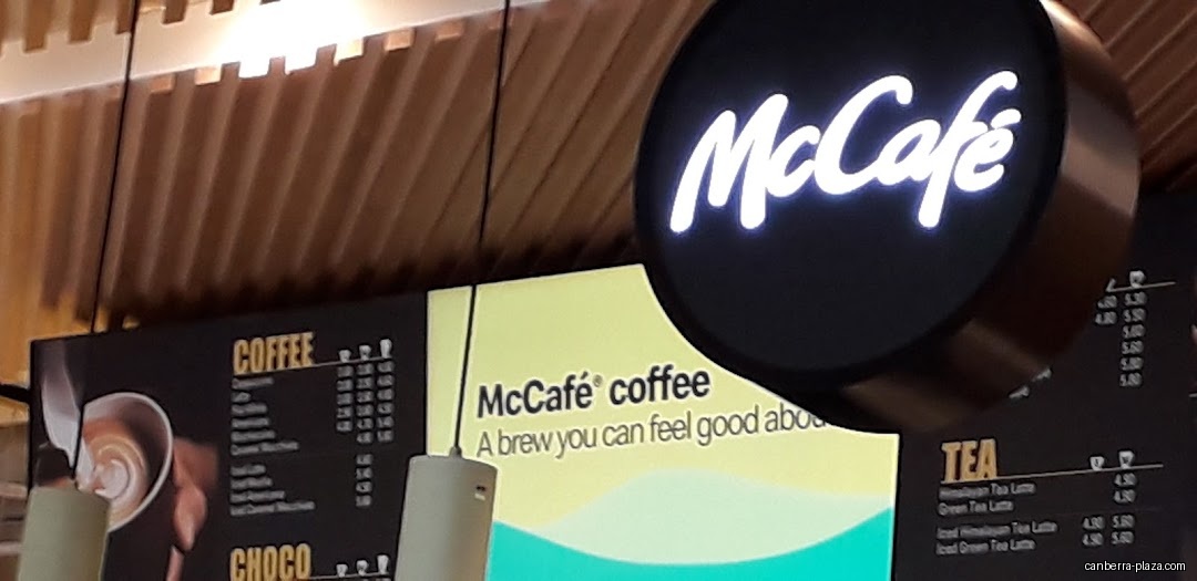 McDonald's Canberra Plaza - Menu