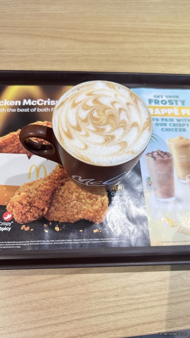 McDonald's Canberra Plaza - Menu