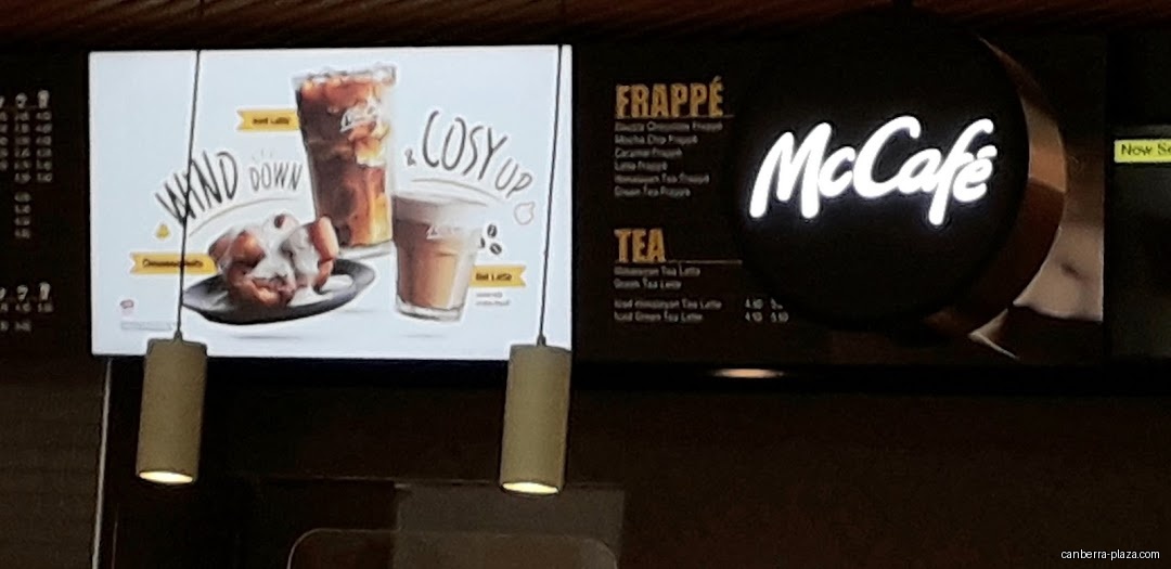 McDonald's Canberra Plaza - Menu