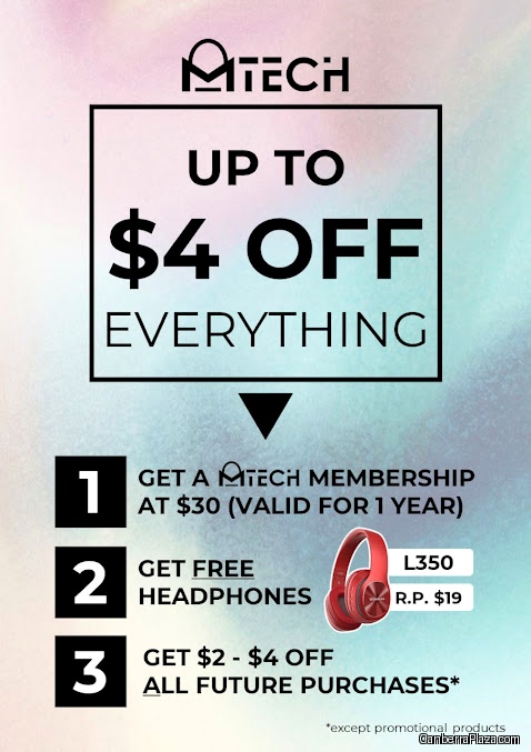 MTech - Canberra Plaza POPStop Singpost Singtel M1 Maxx Eight Heya Eload Prepaid Card Top Up