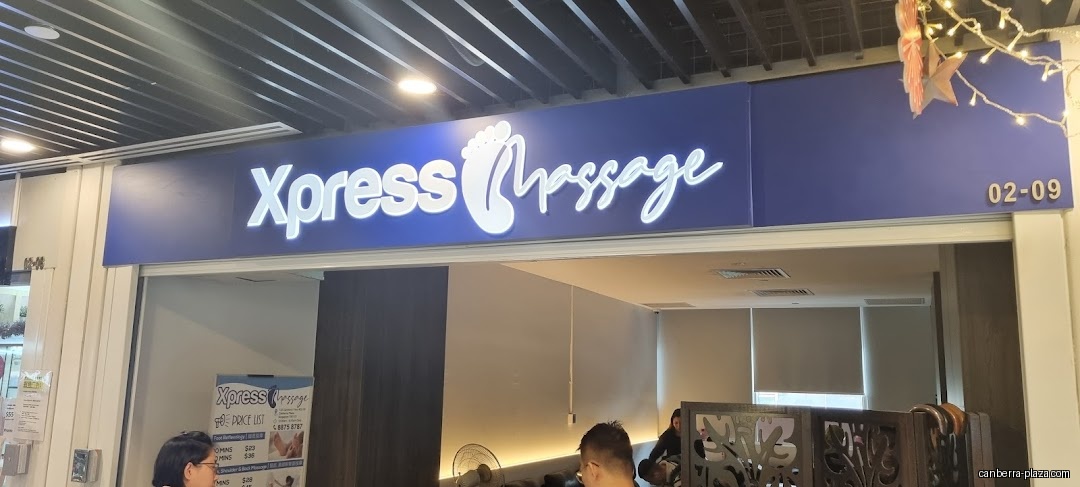 Xpress Massage @ Canberra Plaza - Shop front