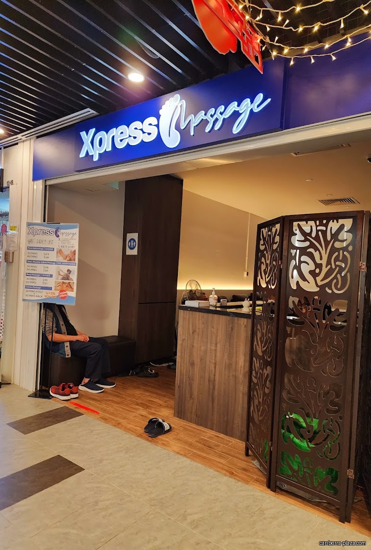 Xpress Massage @ Canberra Plaza - Shop front