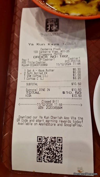 Ya Kun Kaya Toast